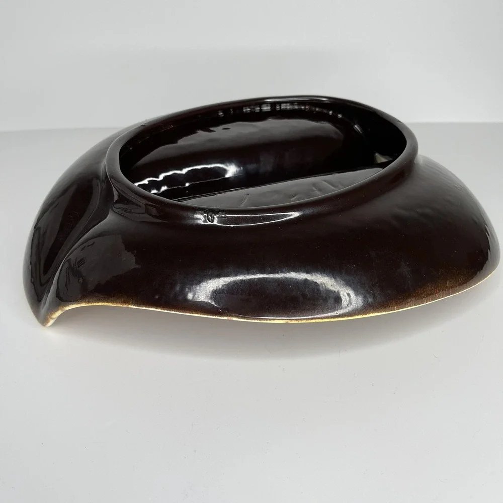 Mid Century‎ Retro Boomerang Large Table Ashtray Atomic Speckled Geometric Vtg